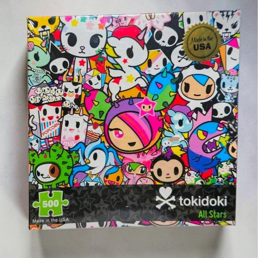 Tokidoki All Stars 500 Pc Puzzle Re-Marks NIB Kawaii Pop Art Collectible Gift